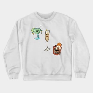 Cocktail Party Sticker Pack Crewneck Sweatshirt